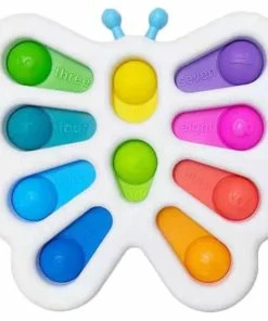 10 Dot Sensory Fidget Toy Butterfly With Numbers