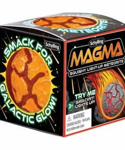 Schylling Magma Ball Light Up Squishy Meteorite