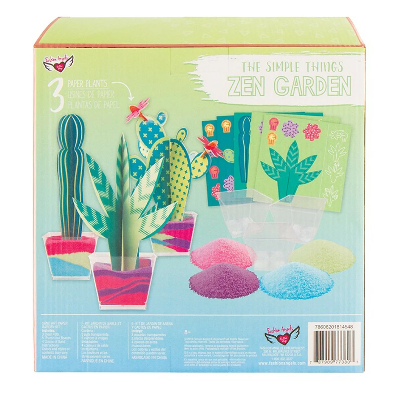 Fashion Angels: The Simple Things Zen Garden Sand Art And Paper Cactus Kit 2 Fashion Angels: The Simple Things Zen Garden Sand Art And Paper Cactus Kit - Image 2