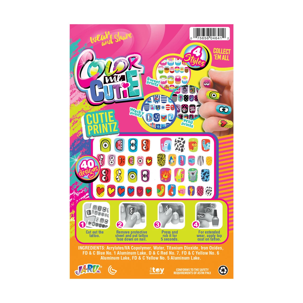 Girlz Dazzle Nail Tattoo 5 Girlz Dazzle Nail Tattoo - Image 5