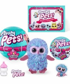 5 Surprise Plushy Pets Series 1 -ZURU Toys 77167 5 SURPRISE PLUSHY PETS SERIES 1 Standard huhu 05 11363.1639092351