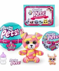 5 Surprise Plushy Pets Series 1 -ZURU Toys 77167 5 SURPRISE PLUSHY PETS SERIES 1 Standard paw puppa 05 91043.1639092351