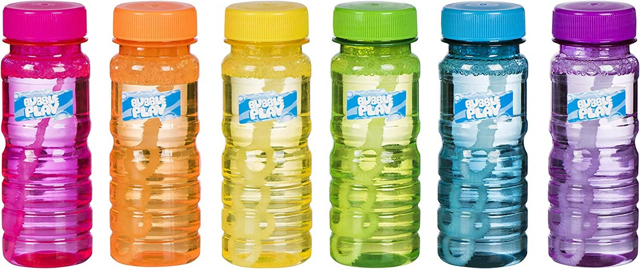 6 Pack Bubble Solution 4oz Bubble Blower Bottles With 6-Hole Wand 3 6 Pack Bubble Solution 4oz Bubble Blower Bottles With 6-Hole Wand - Image 3