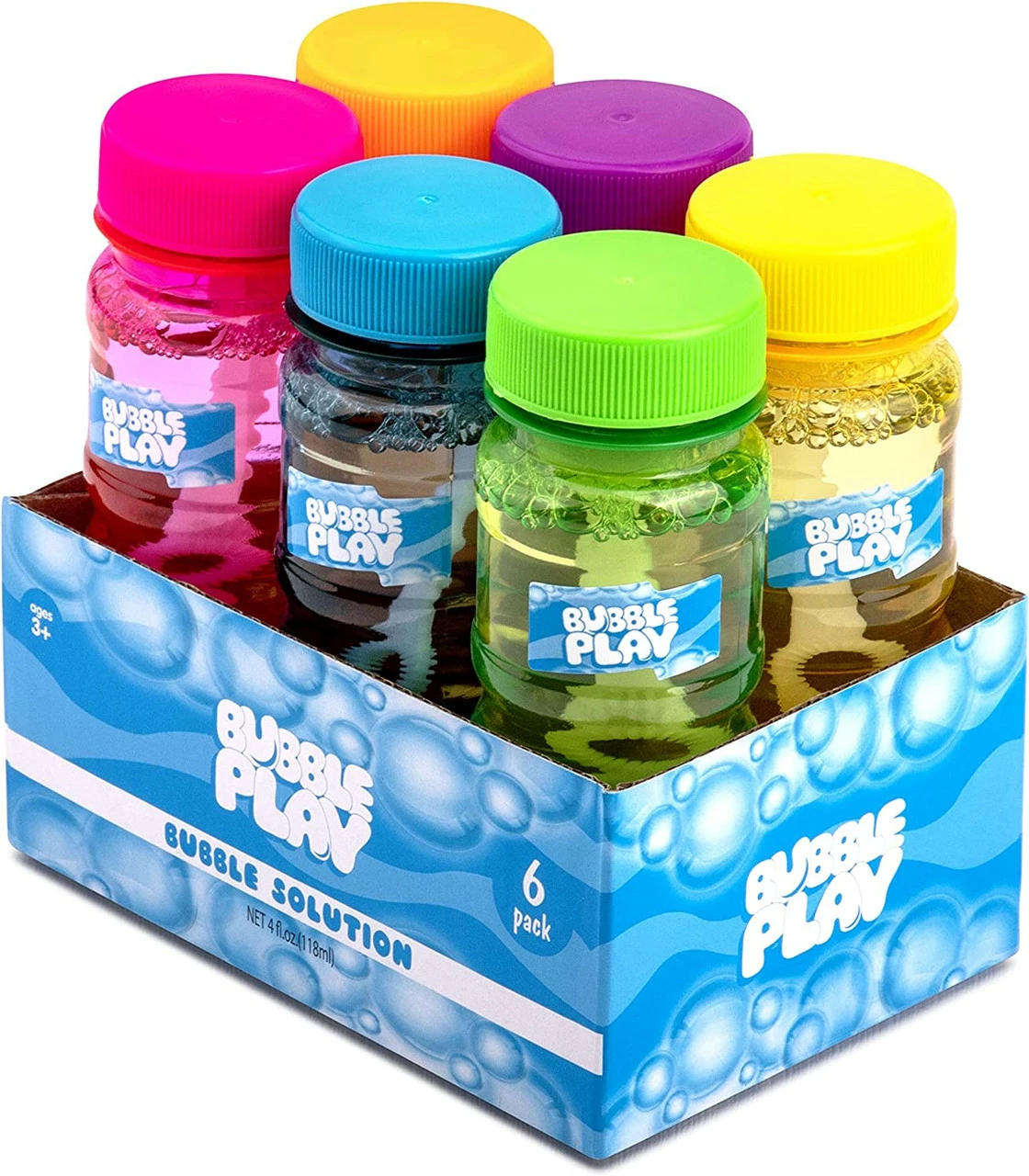 6 Pack Bubble Solution 4oz Bubble Blower Bottles With 6-Hole Wand 7 6 Pack Bubble Solution 4oz Bubble Blower Bottles With 6-Hole Wand - Image 7