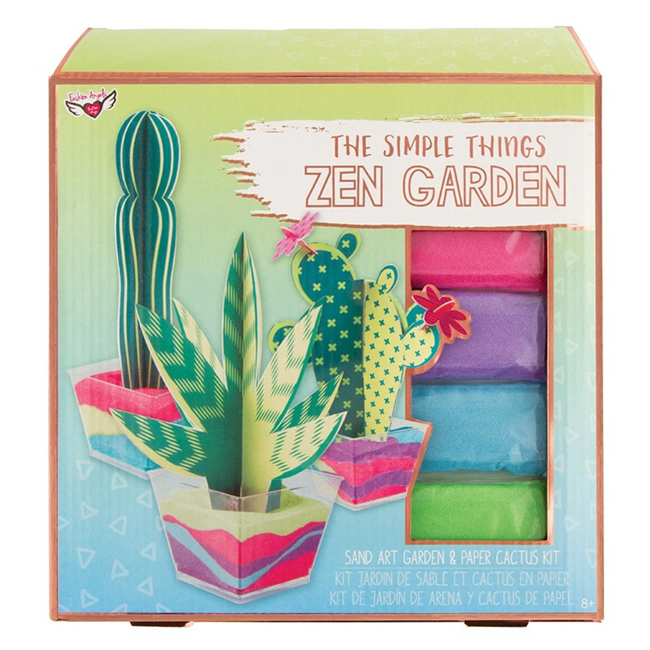 Fashion Angels: The Simple Things Zen Garden Sand Art And Paper Cactus Kit 1 Fashion Angels: The Simple Things Zen Garden Sand Art And Paper Cactus Kit