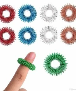 Acupressure Sensory Rings 5pk