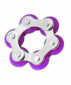 Bike Chain Tangle 14 Bike Chain Tangle -ZURU Toys Roller Bike Chain Fidget Toy Purple 20382.1620792048