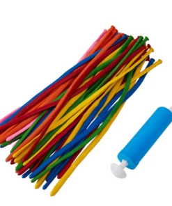 50 Pack Twist Balloons With Pump